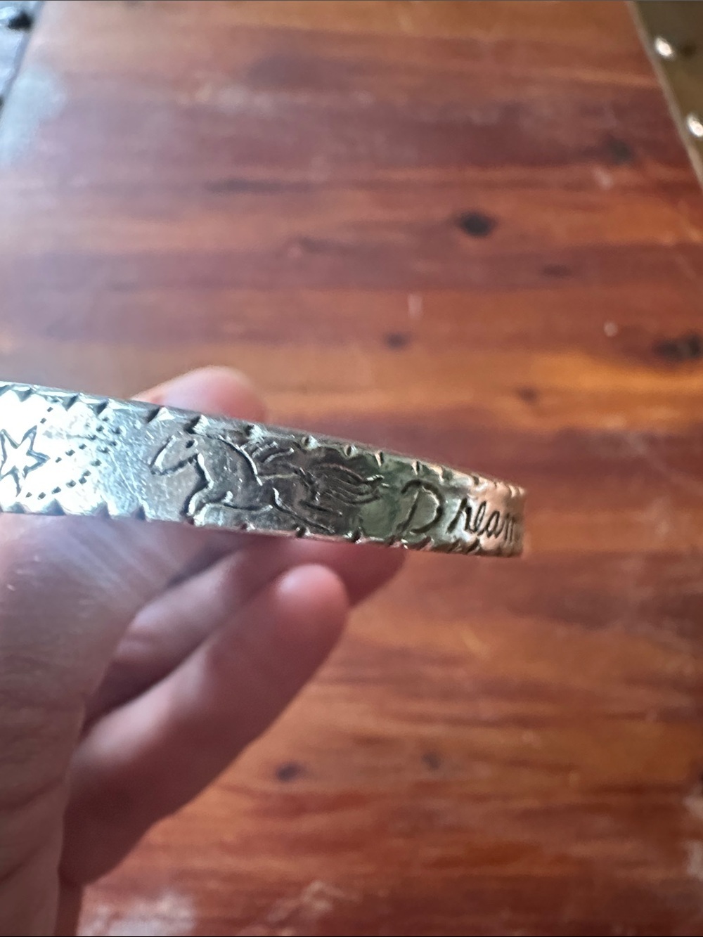 Jes MaHarry three heart silver and gold bracelet. - Picture 4 of 5